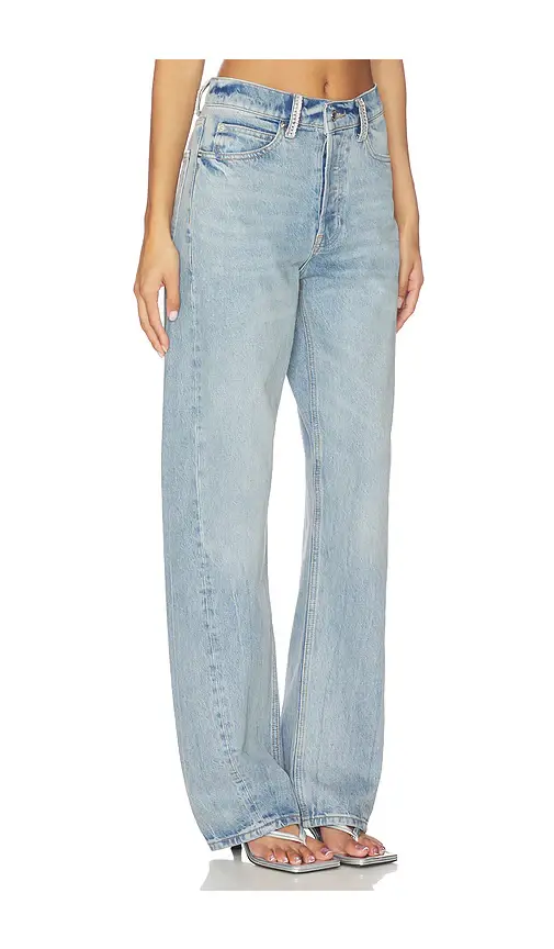 Alexander Wang Relaxed Straight Cut With Crystal Belt Loops | Thumbnail 2 Alexander Wang Relaxed Straight Cut With Crystal Belt Loops | Thumbnail 2