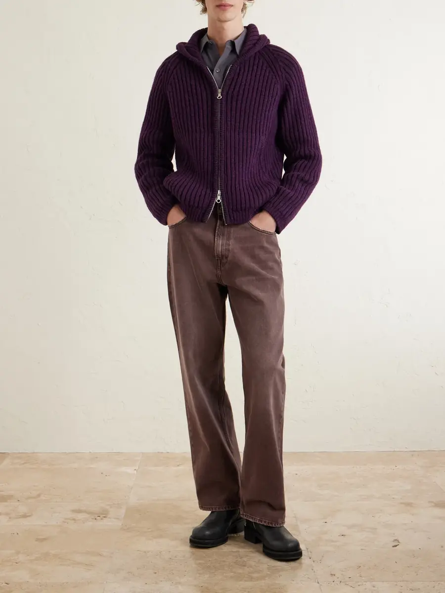 Our Legacy Third Cut Straight-Leg Pigment-Dyed Jeans - Men | Thumbnail 2 Our Legacy Third Cut Straight-Leg Pigment-Dyed Jeans - Men | Thumbnail 2