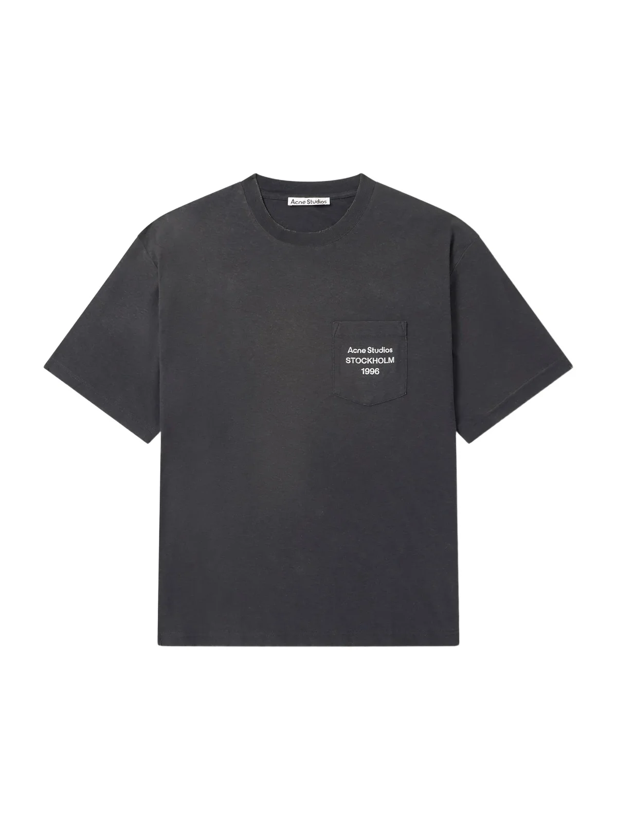 Acne Studios Exford U Oversized Logo-Print Distressed Cotton-Jersey T-Shirt - Men