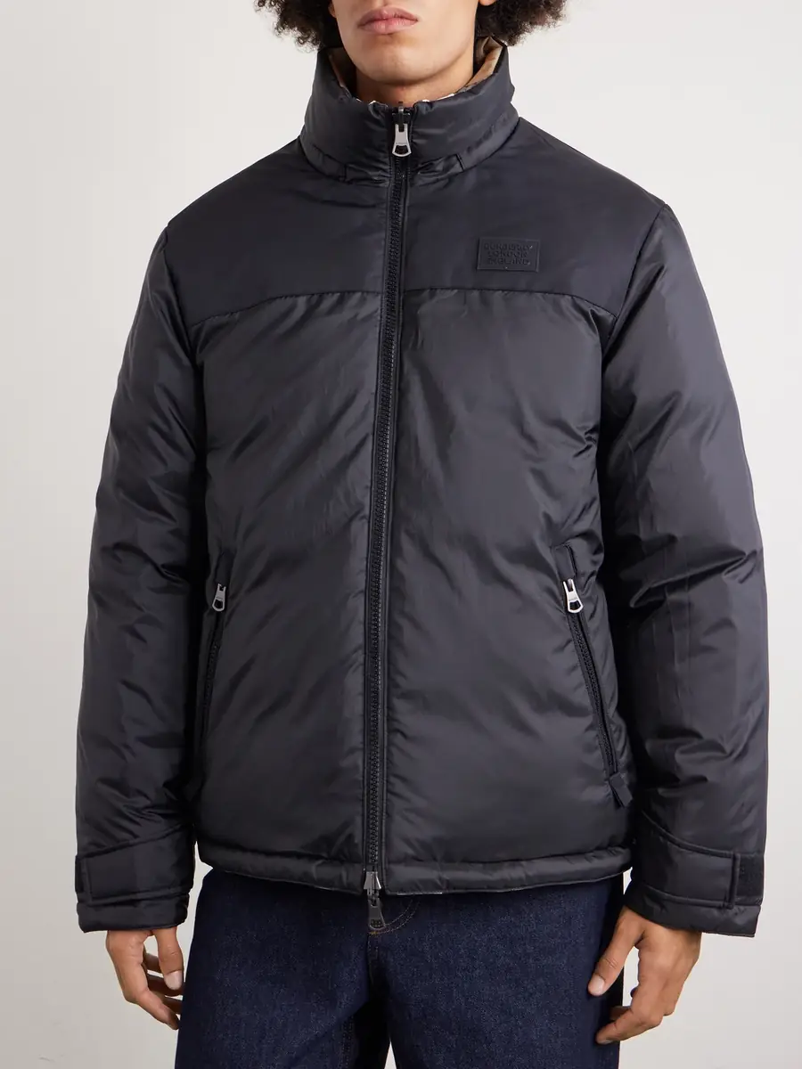 Burberry Reversible Quilted Checked Shell Hooded Down Jacket - Men | Thumbnail 6