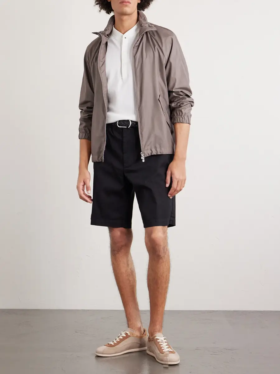Brunello Cucinelli Cotton and Silk-Blend Henley T-Shirt - Men | Thumbnail 2 Brunello Cucinelli Cotton and Silk-Blend Henley T-Shirt - Men | Thumbnail 2