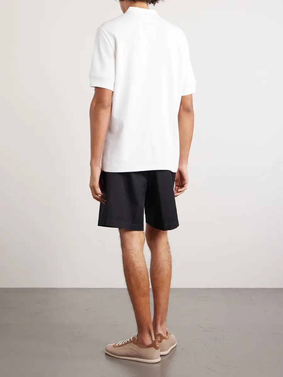 Brunello Cucinelli Cotton and Silk-Blend Henley T-Shirt - Men | Thumbnail 4 Brunello Cucinelli Cotton and Silk-Blend Henley T-Shirt - Men | Thumbnail 4