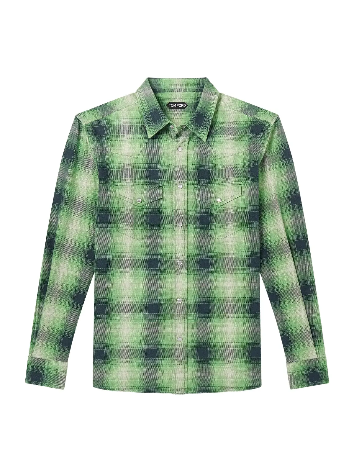 Slim-Fit Checked Cotton-Flannel Shirt - Men