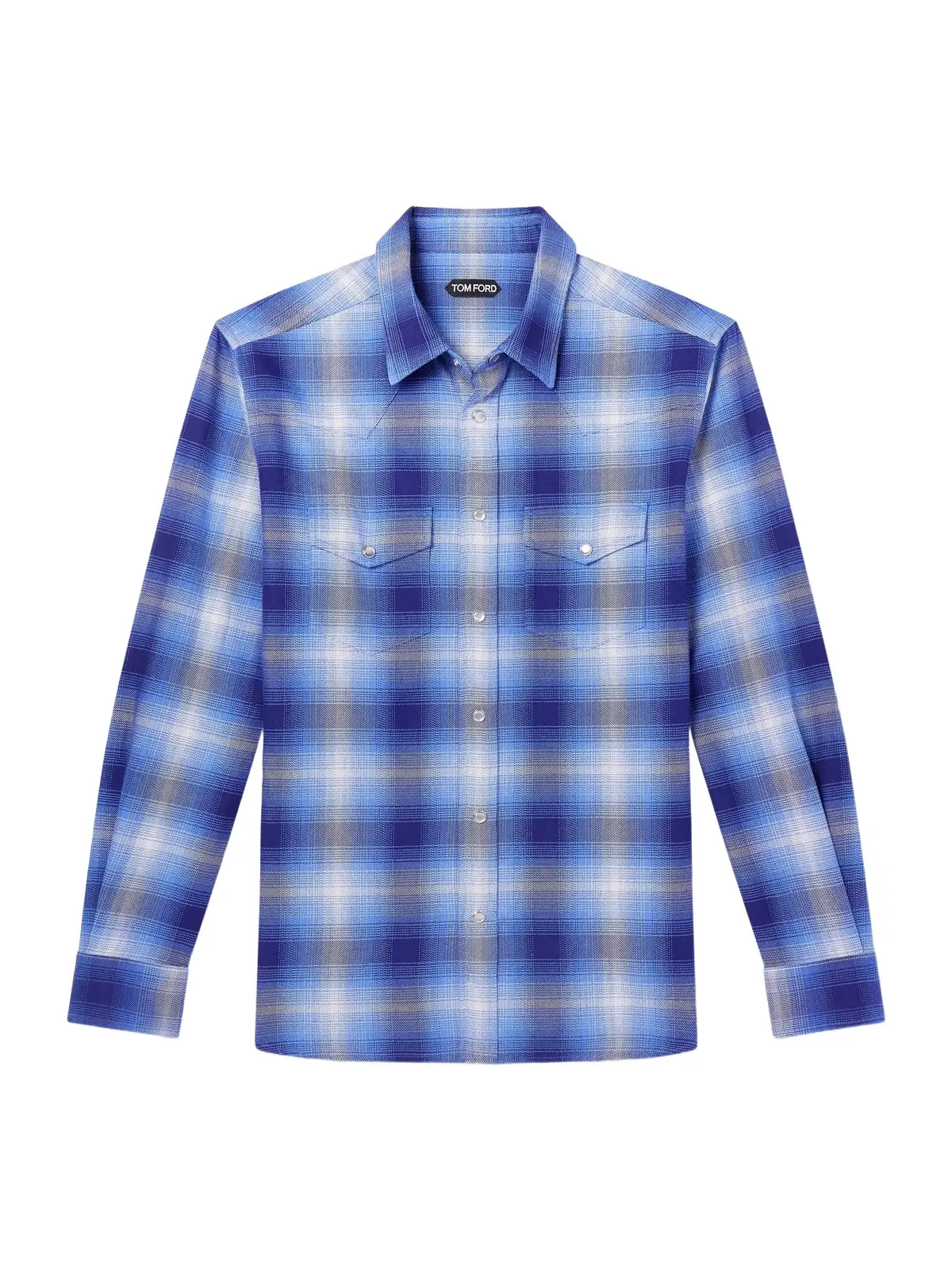 Slim-Fit Checked Cotton-Flannel Shirt - Men