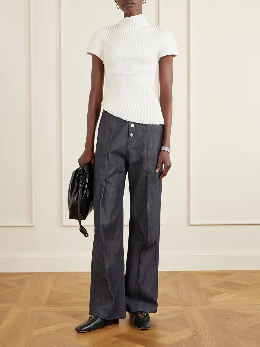 Cecilie Bahnsen Cbcarmela High-rise Wide-leg Jeans | Thumbnail 2
