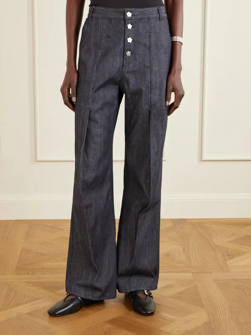 Cecilie Bahnsen Cbcarmela High-rise Wide-leg Jeans | Thumbnail 3
