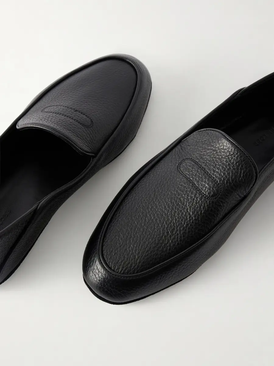 John Lobb Kingston II Collapsible-Heel Full-Grain Deerskin Loafers - Men | Thumbnail 5