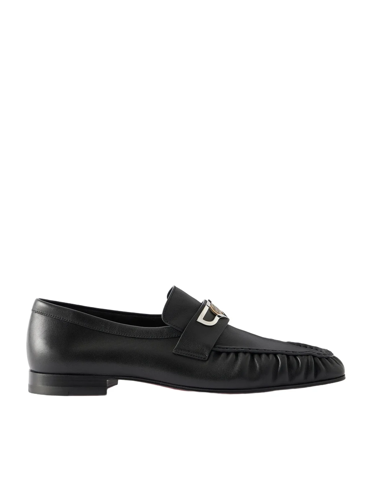 Christian Louboutin Mocallista Embellished Leather Loafers - Men