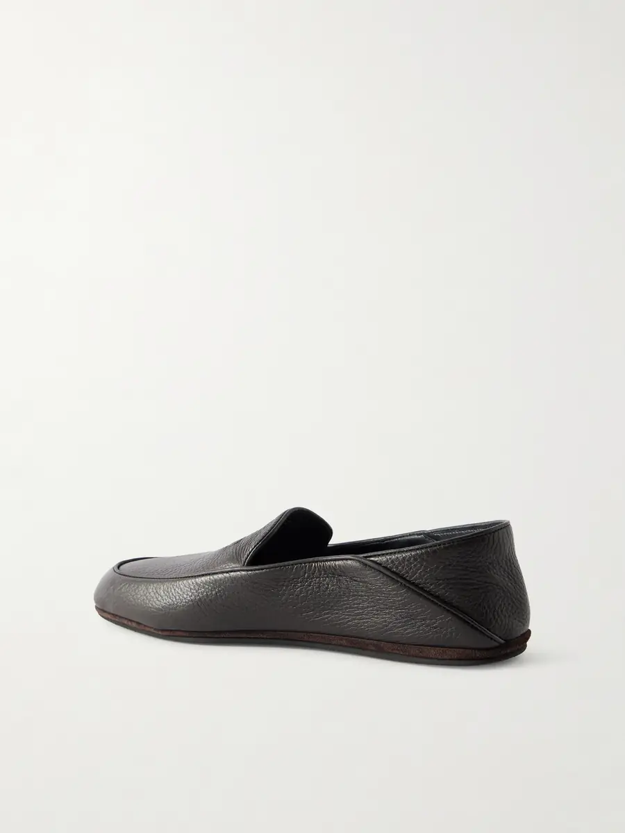 John Lobb Kingston II Collapsible-Heel Full-Grain Deerskin Loafers - Men | Thumbnail 4