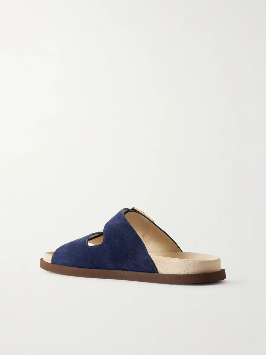 Brunello Cucinelli Buckled Suede Sandals - Men | Thumbnail 3 Brunello Cucinelli Buckled Suede Sandals - Men | Thumbnail 3