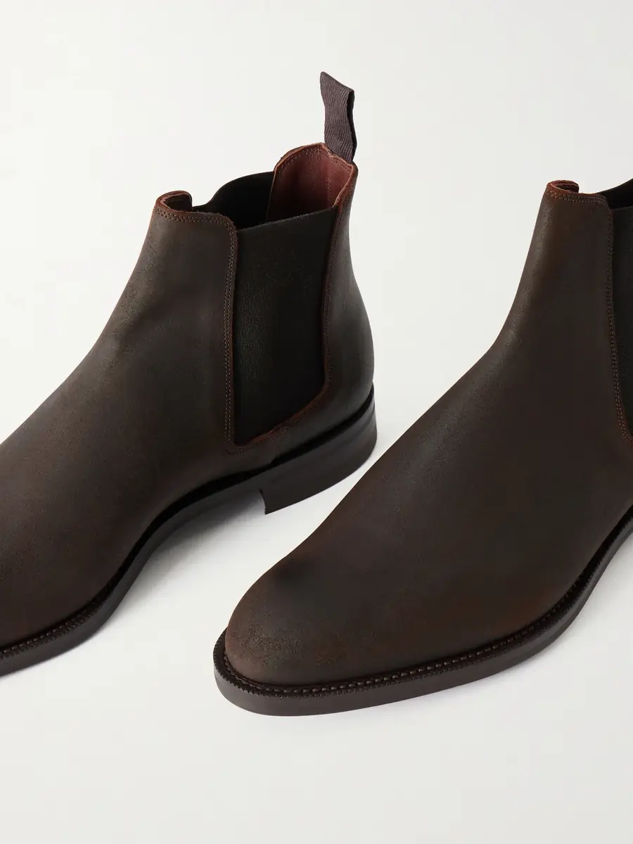 Edward Green Govan Suede Chelsea Boots - Men | Thumbnail 5 Edward Green Govan Suede Chelsea Boots - Men | Thumbnail 5