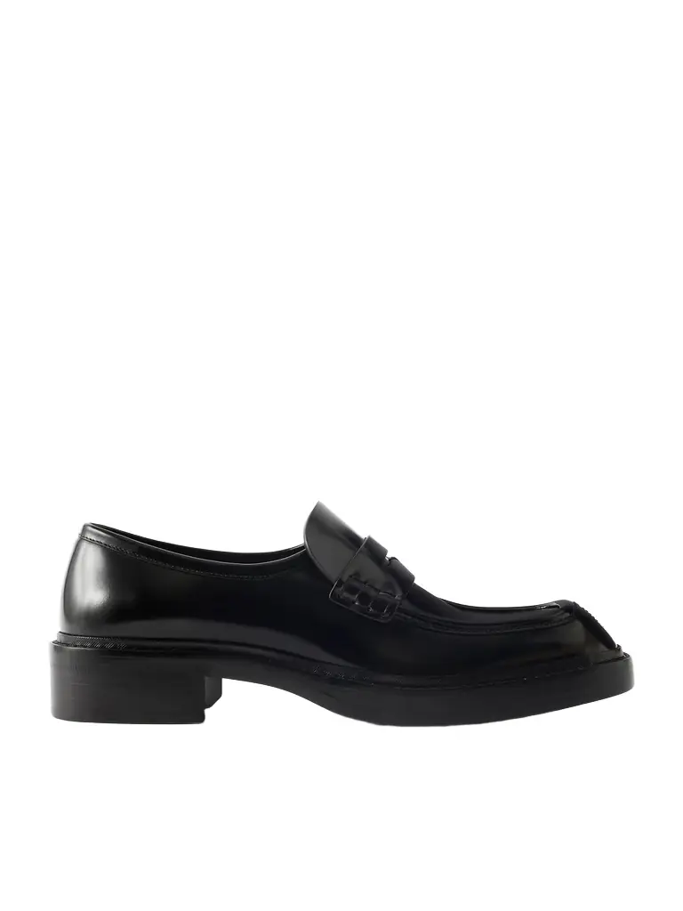 Saint Laurent Harvey Leather Penny Loafers - Men | Image 1 Saint Laurent Harvey Leather Penny Loafers - Men | Image 1