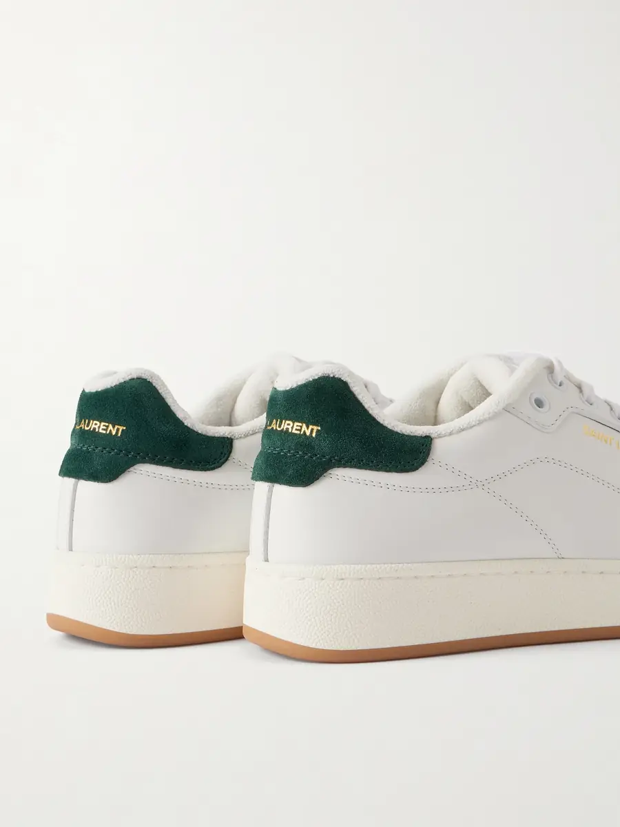 Saint Laurent SL/61 Suede-Trimmed Leather Sneakers - Men | Thumbnail 5 Saint Laurent SL/61 Suede-Trimmed Leather Sneakers - Men | Thumbnail 5