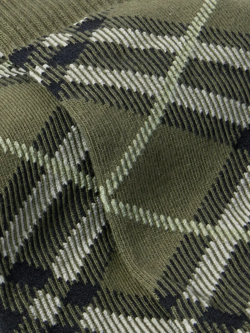 Burberry Checked Cotton-blend Jacquard Socks | Thumbnail 3