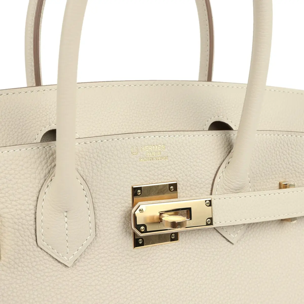HERMÈS Hermes Special Order (HSS) Birkin 30 Craie Togo Permabrass Hardware | Thumbnail 7 HERMÈS Hermes Special Order (HSS) Birkin 30 Craie Togo Permabrass Hardware | Thumbnail 7