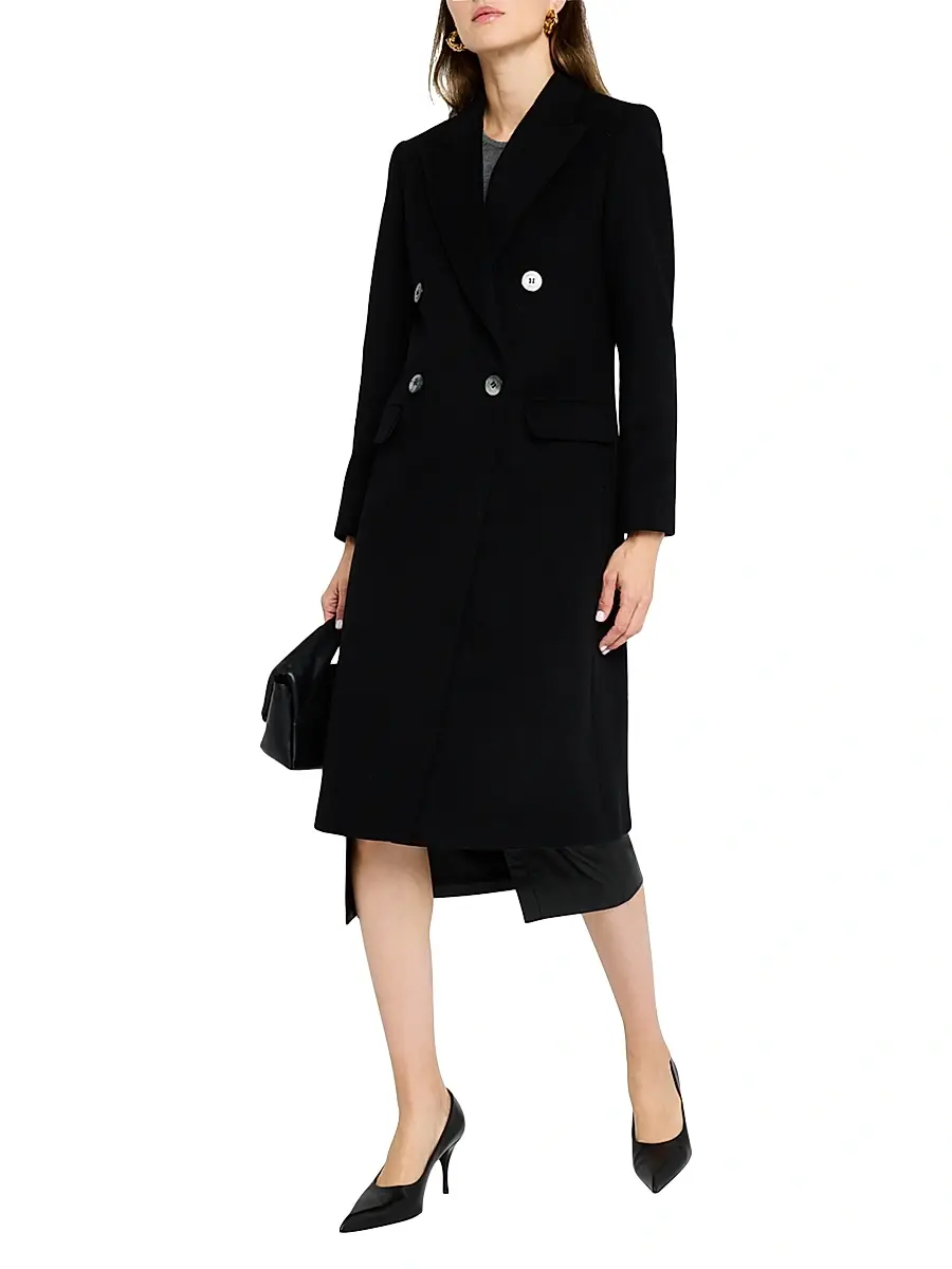 Chiarulli Women's Victoria Cashmere & Wool Double-Breasted Coat | Thumbnail 2 Chiarulli Women's Victoria Cashmere & Wool Double-Breasted Coat | Thumbnail 2