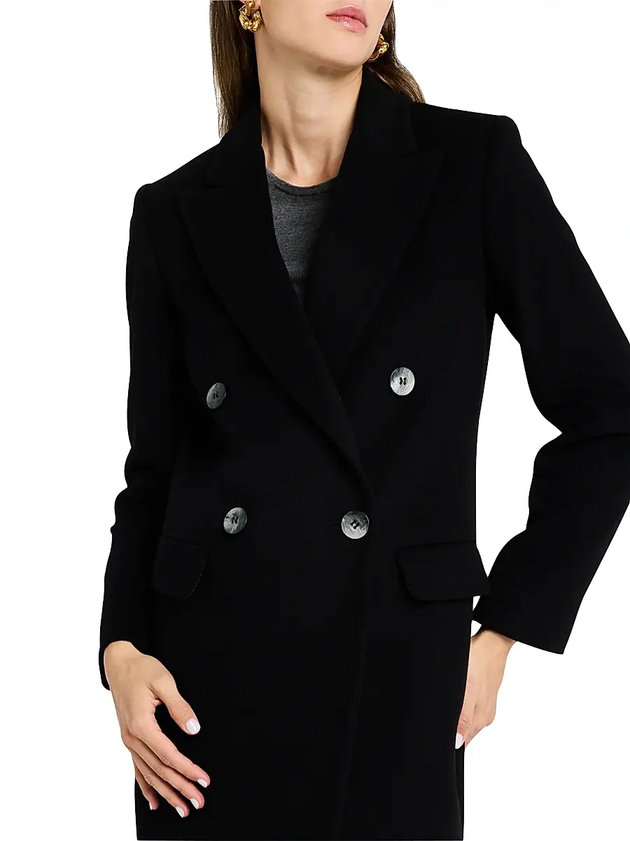 Chiarulli Women's Victoria Cashmere & Wool Double-Breasted Coat | Thumbnail 3 Chiarulli Women's Victoria Cashmere & Wool Double-Breasted Coat | Thumbnail 3