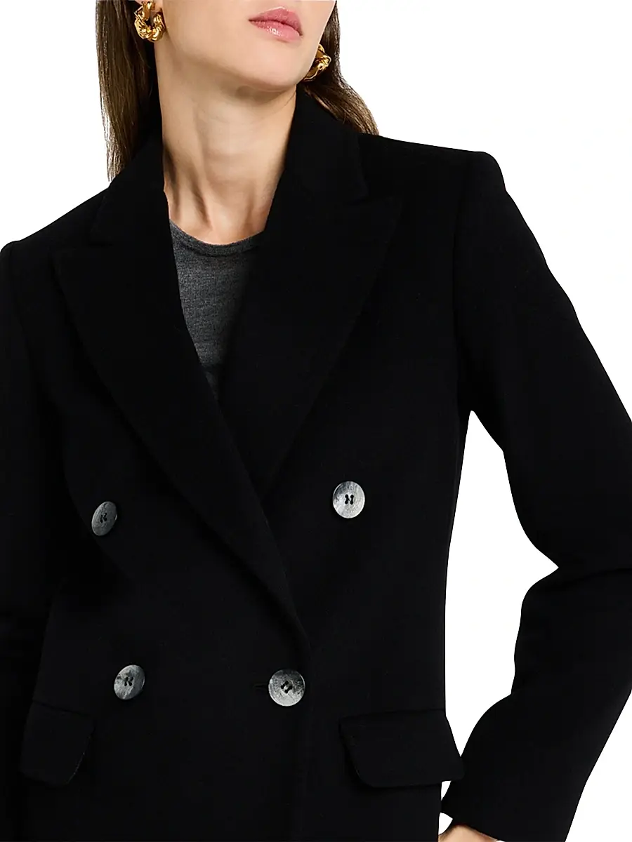 Chiarulli Women's Victoria Cashmere & Wool Double-Breasted Coat | Thumbnail 5 Chiarulli Women's Victoria Cashmere & Wool Double-Breasted Coat | Thumbnail 5