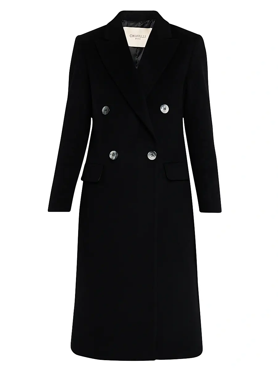 Chiarulli Women's Victoria Cashmere & Wool Double-Breasted Coat
