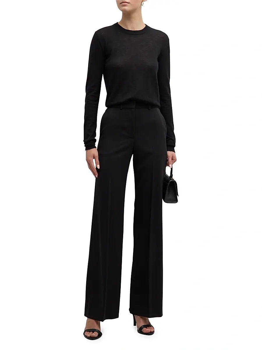 Joseph Women's Morissey Stretch Wool Pants | Thumbnail 2 Joseph Women's Morissey Stretch Wool Pants | Thumbnail 2