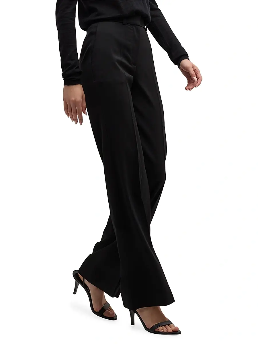 Joseph Women's Morissey Stretch Wool Pants | Thumbnail 4 Joseph Women's Morissey Stretch Wool Pants | Thumbnail 4