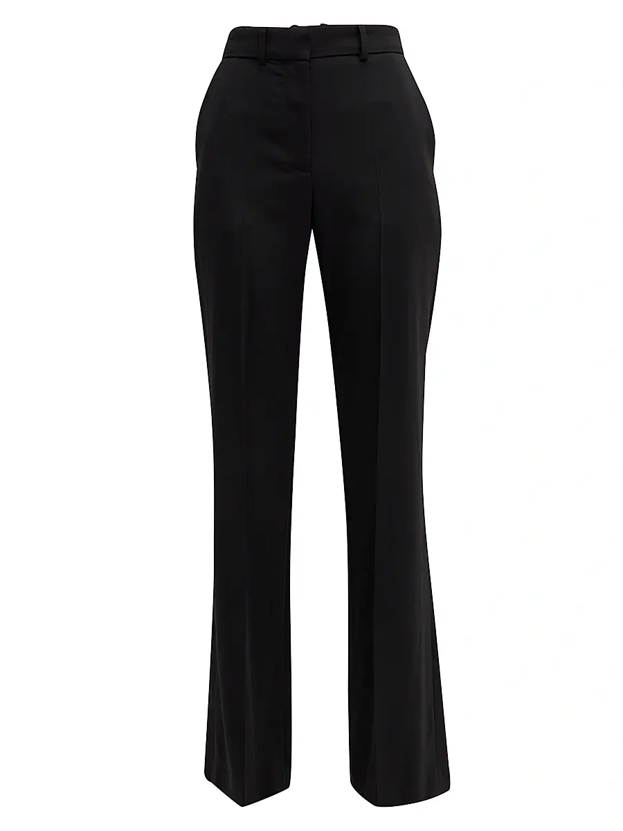 Joseph Women's Morissey Stretch Wool Pants - Black | Image 1 Joseph Women's Morissey Stretch Wool Pants - Black | Image 1