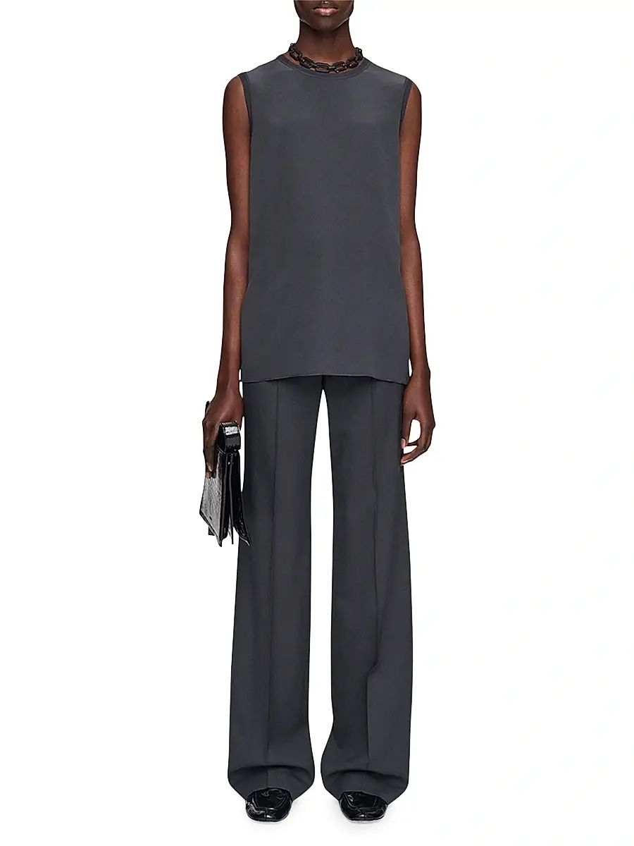 Joseph Women's Bley Silk Crepe Sleeveless Top | Thumbnail 2 Joseph Women's Bley Silk Crepe Sleeveless Top | Thumbnail 2
