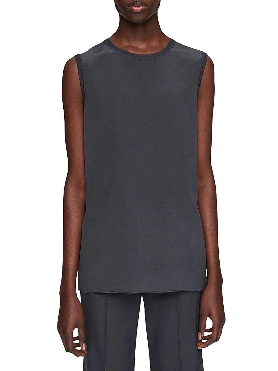 Joseph Women's Bley Silk Crepe Sleeveless Top | Thumbnail 3 Joseph Women's Bley Silk Crepe Sleeveless Top | Thumbnail 3