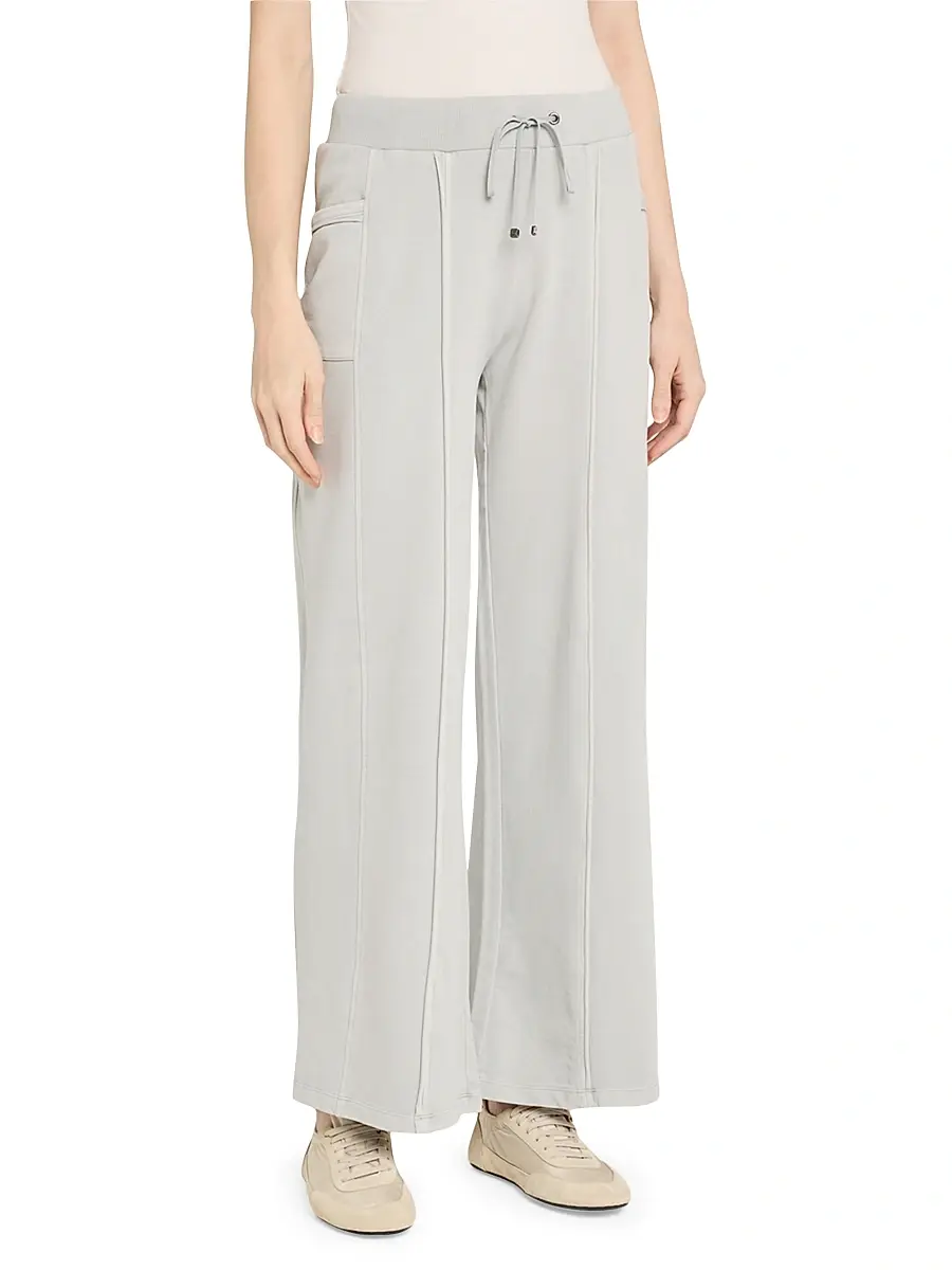 Blanc Noir Women's Allegra Cotton Wide-Leg Pants | Thumbnail 3 Blanc Noir Women's Allegra Cotton Wide-Leg Pants | Thumbnail 3