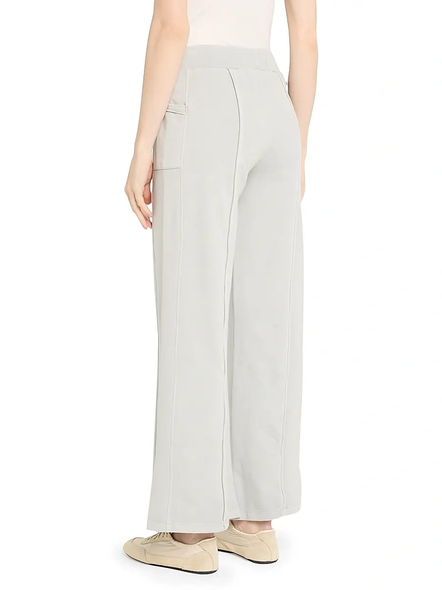 Blanc Noir Women's Allegra Cotton Wide-Leg Pants | Thumbnail 4 Blanc Noir Women's Allegra Cotton Wide-Leg Pants | Thumbnail 4