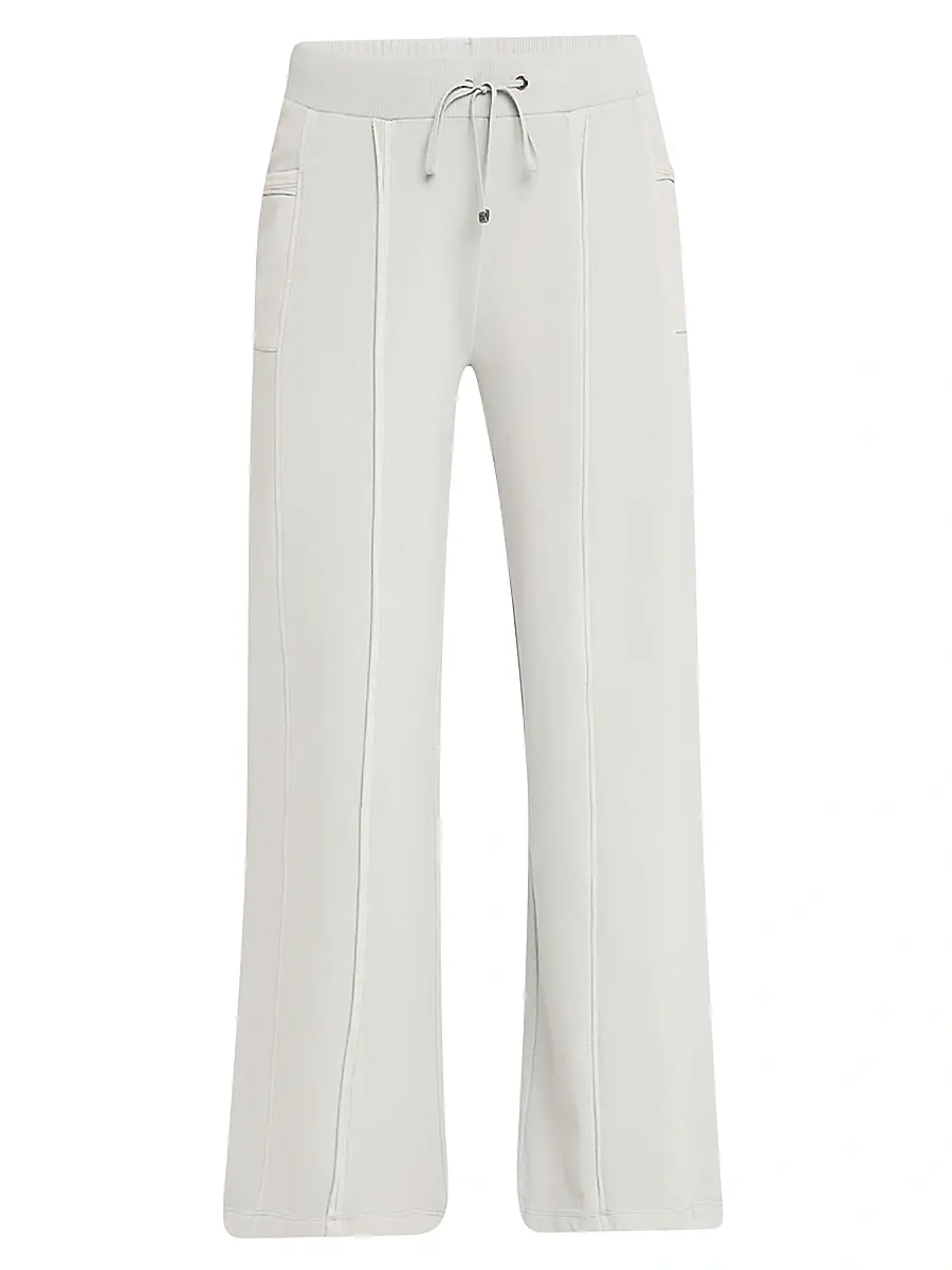 Blanc Noir Women's Allegra Cotton Wide-Leg Pants - Bright Blue - Size XL | Image 1 Blanc Noir Women's Allegra Cotton Wide-Leg Pants - Bright Blue - Size XL | Image 1