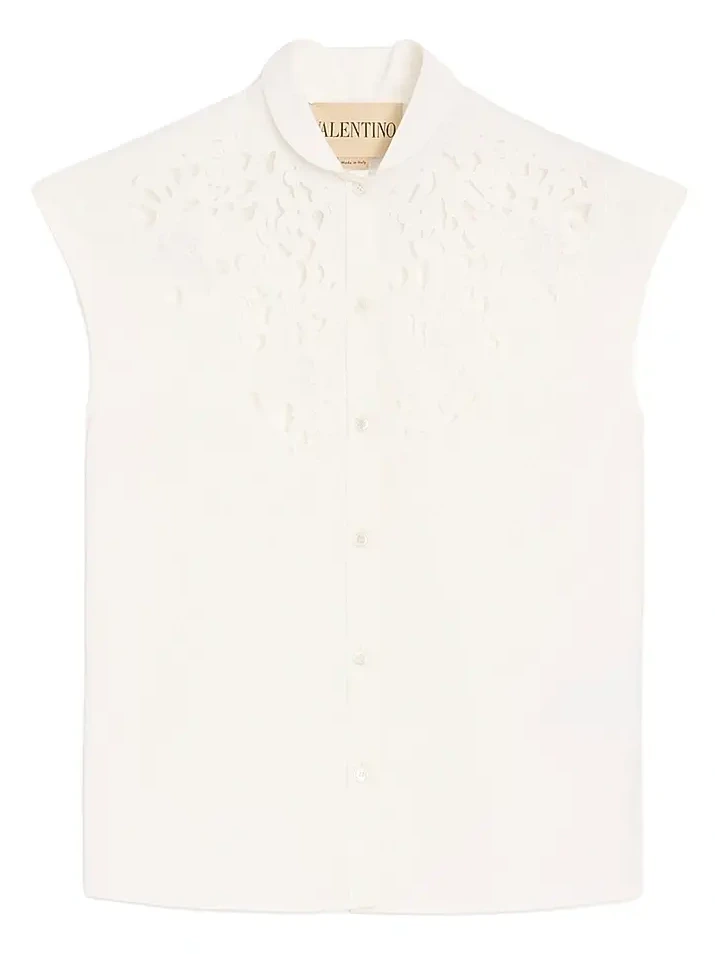 Women's Embroidered Poplin Shirt Women's Embroidered Poplin Shirt