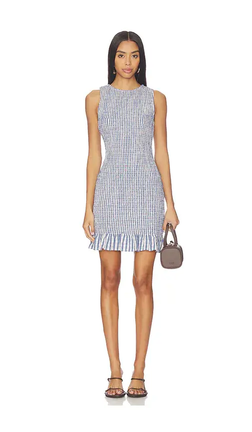 Onia Air Linen Smocked Boatneck Dress | Image 1 Onia Air Linen Smocked Boatneck Dress | Image 1