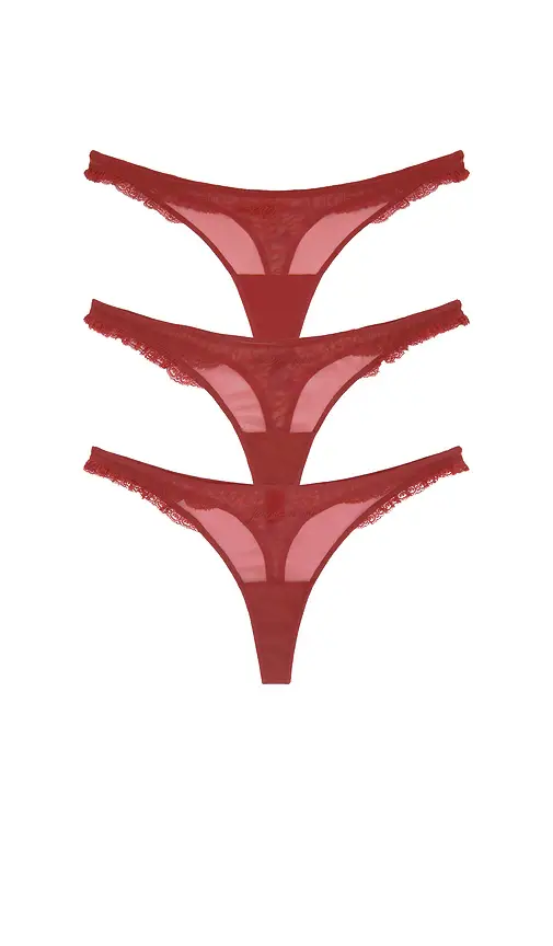 Kiki de Montparnasse Gifting Thong French Lessons Thong Trio