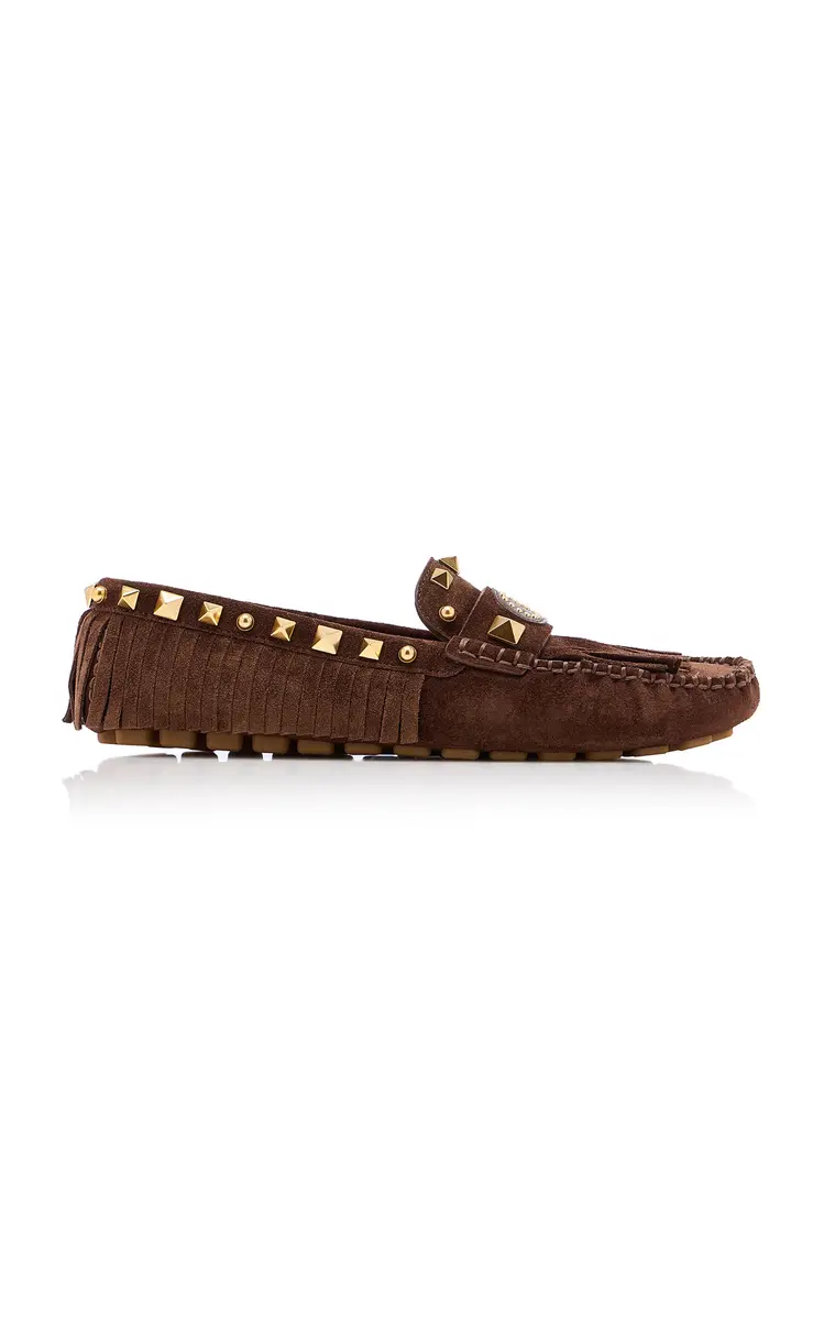 Valentino Garavani Plaster Caster Leather Driving Shoes | Thumbnail 6 Valentino Garavani Plaster Caster Leather Driving Shoes | Thumbnail 6
