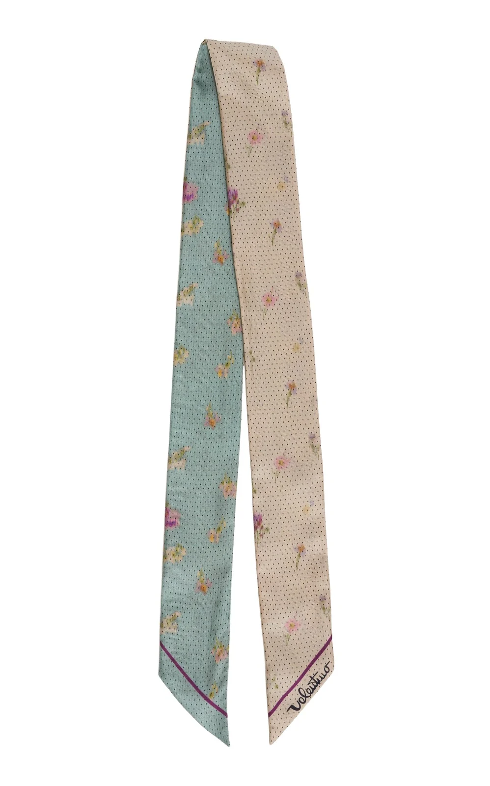 Valentino Garavani Papier Floral Silk Bandeau Scarf