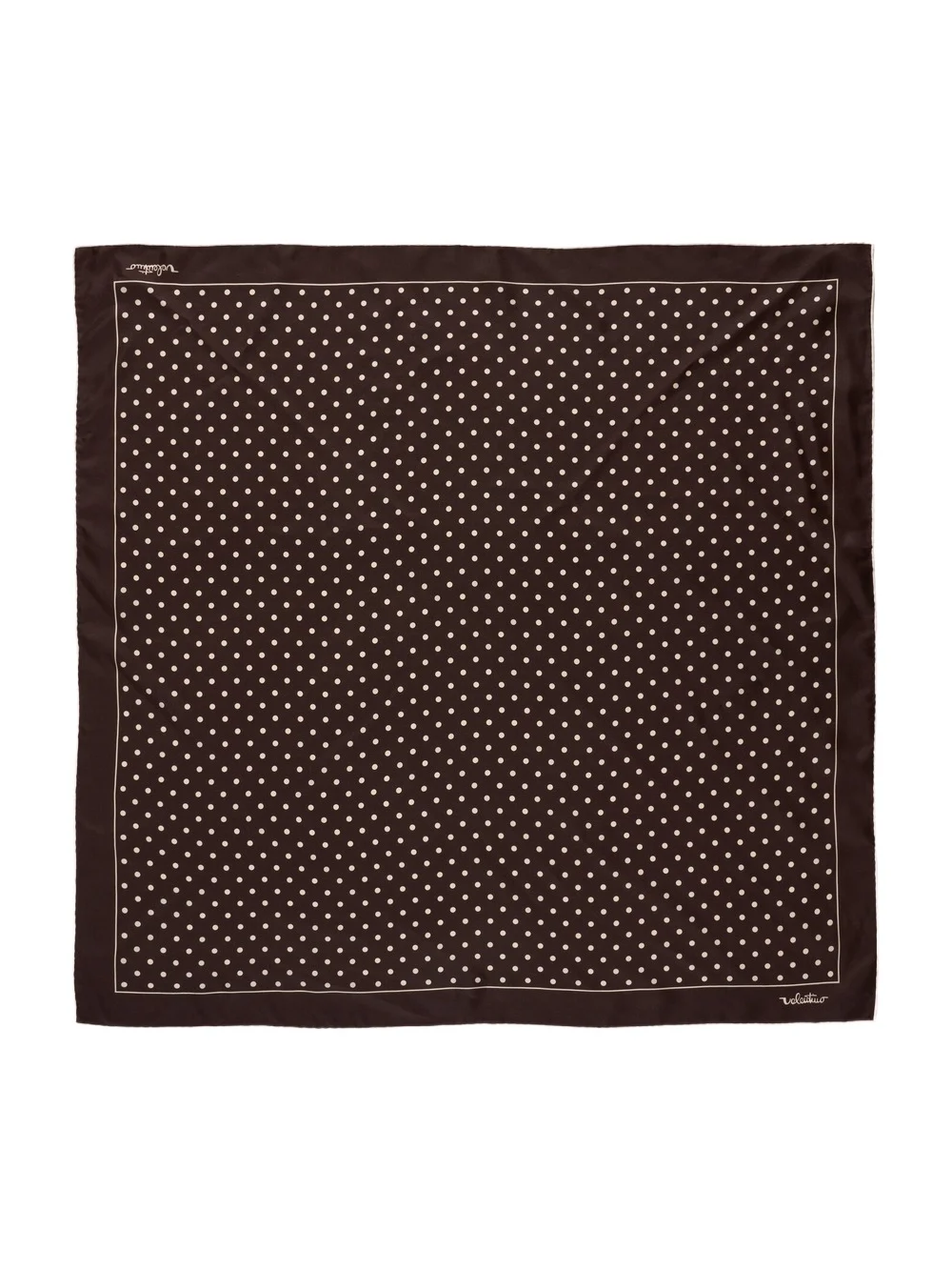 Valentino Garavani Polka-Dot Print Silk Scarf