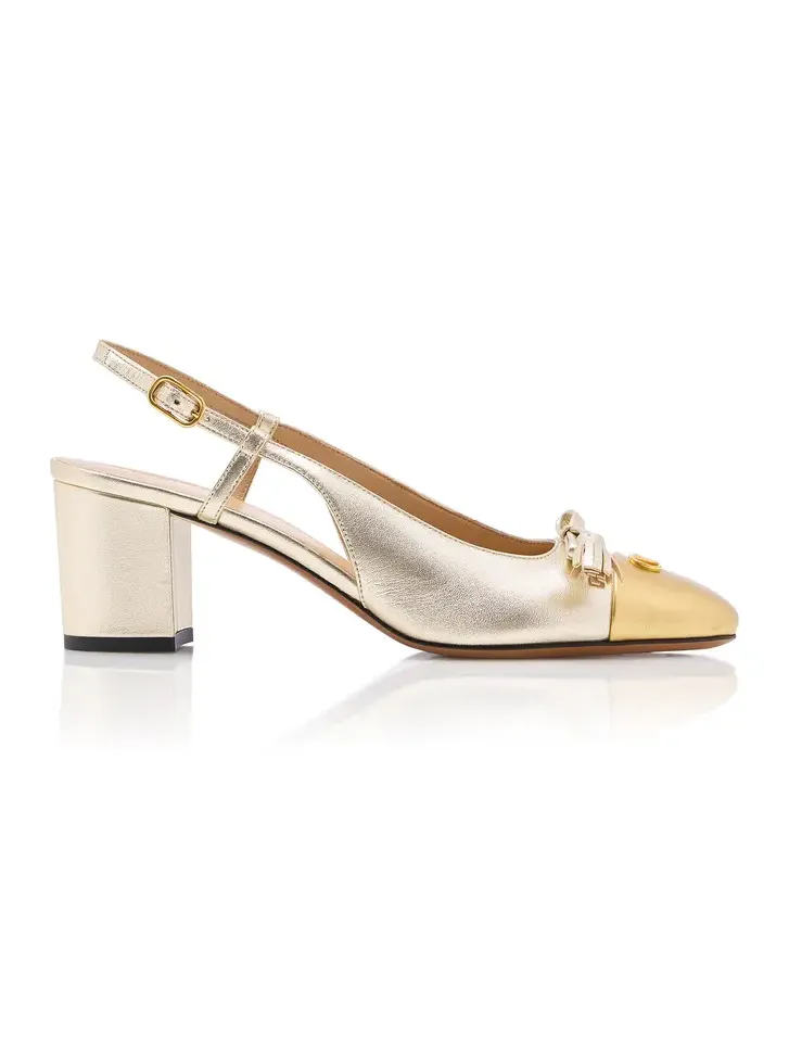 Valet Du Roi Leather Slingback Pumps Valet Du Roi Leather Slingback Pumps
