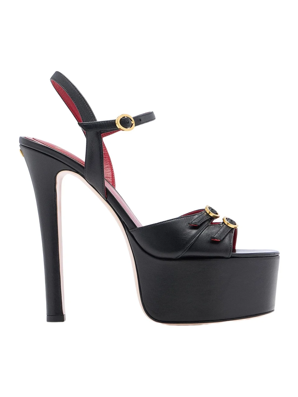 Crasher Leather Platform Sandals