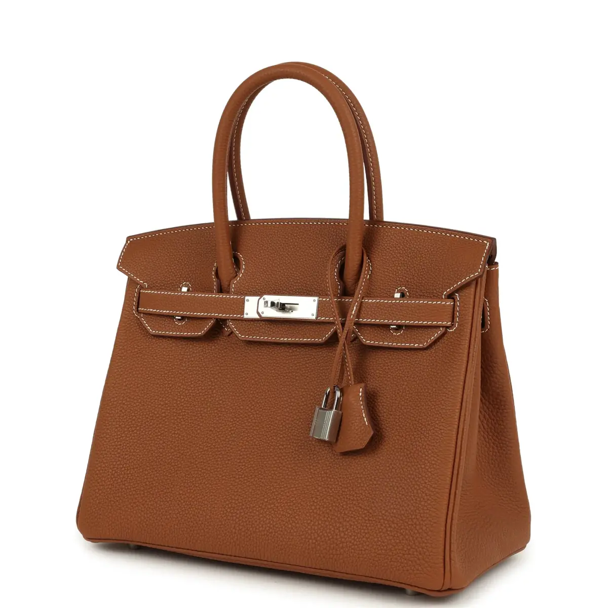 HERMÈS Hermes Birkin 30 Gold Togo Palladium Hardware | Thumbnail 2 HERMÈS Hermes Birkin 30 Gold Togo Palladium Hardware | Thumbnail 2