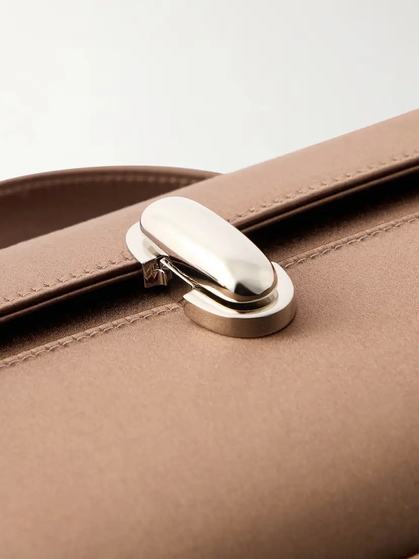 Savette Symmetry Pochette Satin Tote | Thumbnail 4 Savette Symmetry Pochette Satin Tote | Thumbnail 4