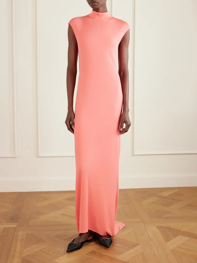 Tom Ford Open-back Asymmetric Knotted Crepe-jersey Maxi Dress | Thumbnail 2 Tom Ford Open-back Asymmetric Knotted Crepe-jersey Maxi Dress | Thumbnail 2