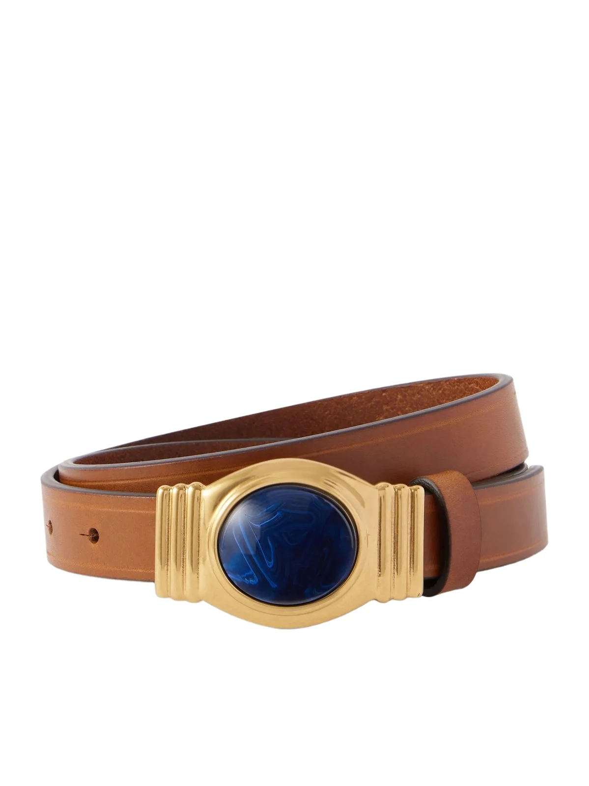 Embellished Leather Belt