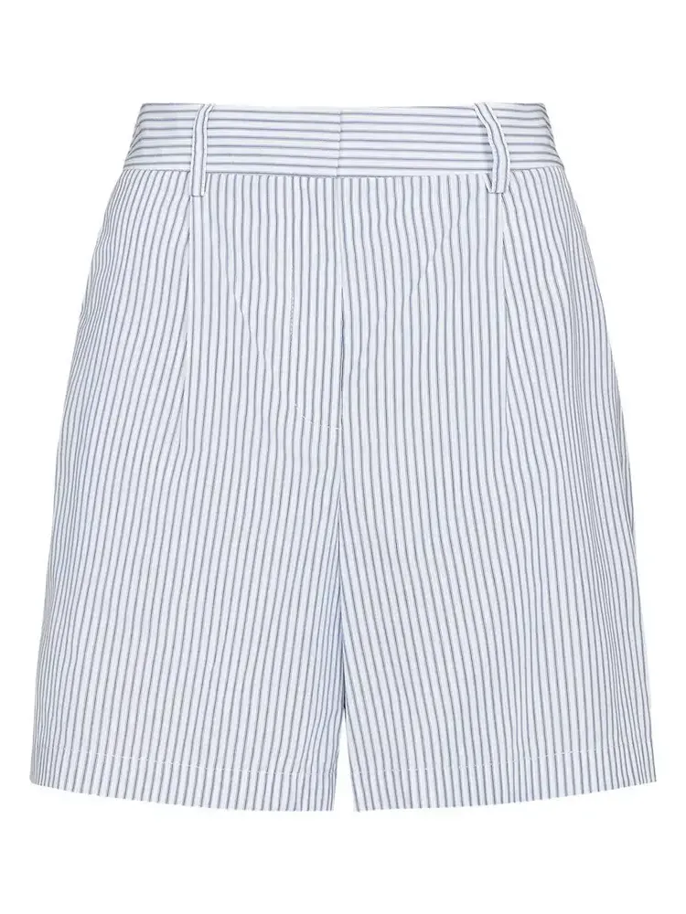 Henry St Shorts in Microhairline Stripe