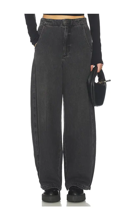 Pistola Lottie High Rise Relaxed Bowed Jeans | Image 1 Pistola Lottie High Rise Relaxed Bowed Jeans | Image 1