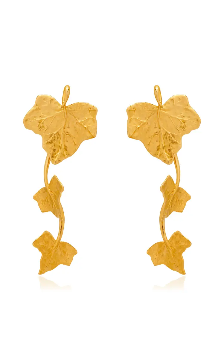 Oscar de la Renta Vines Triple Drop Earrings | Thumbnail 3