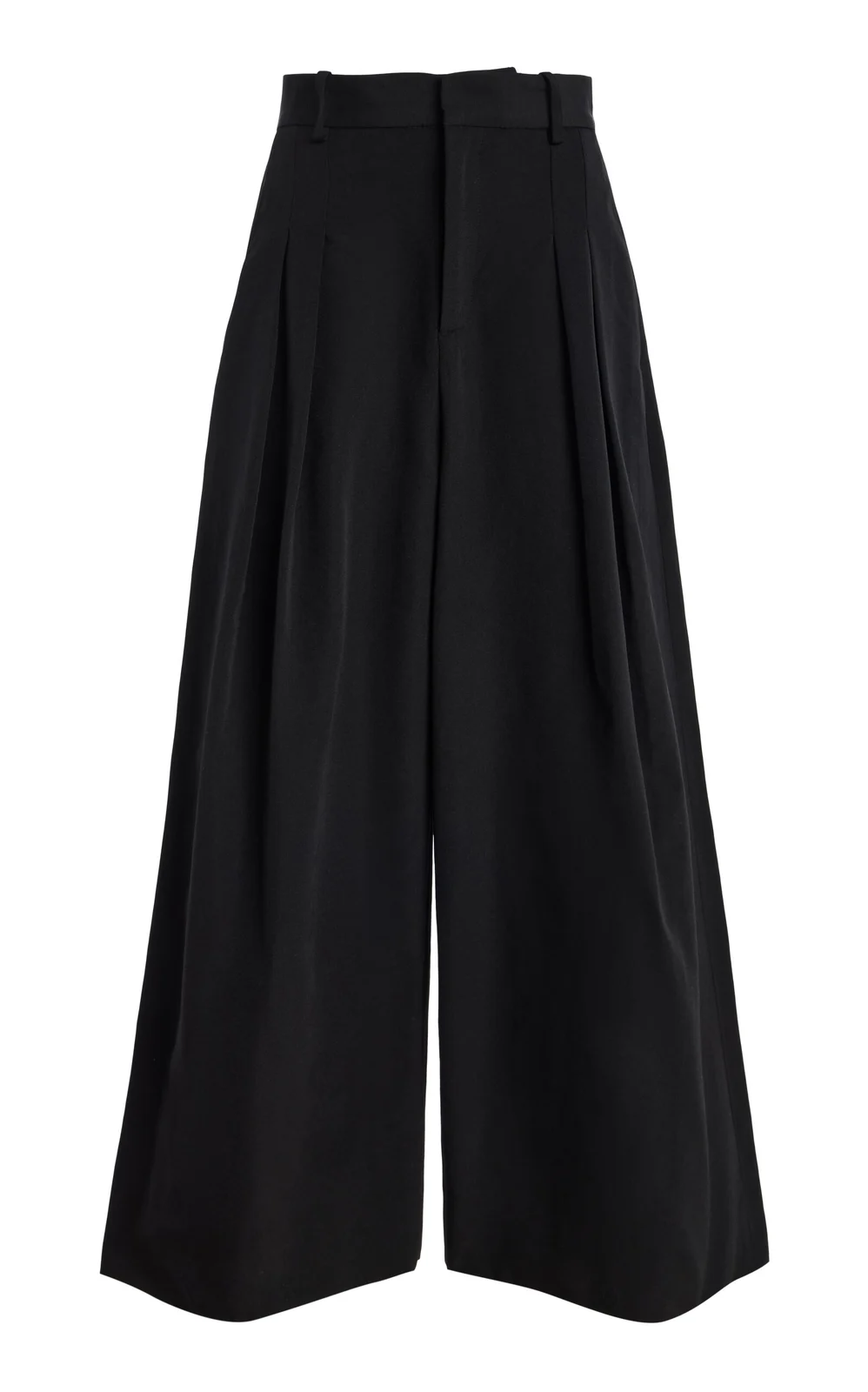 Pleated Wide Leg Cotton Pants Pleated Wide Leg Cotton Pants