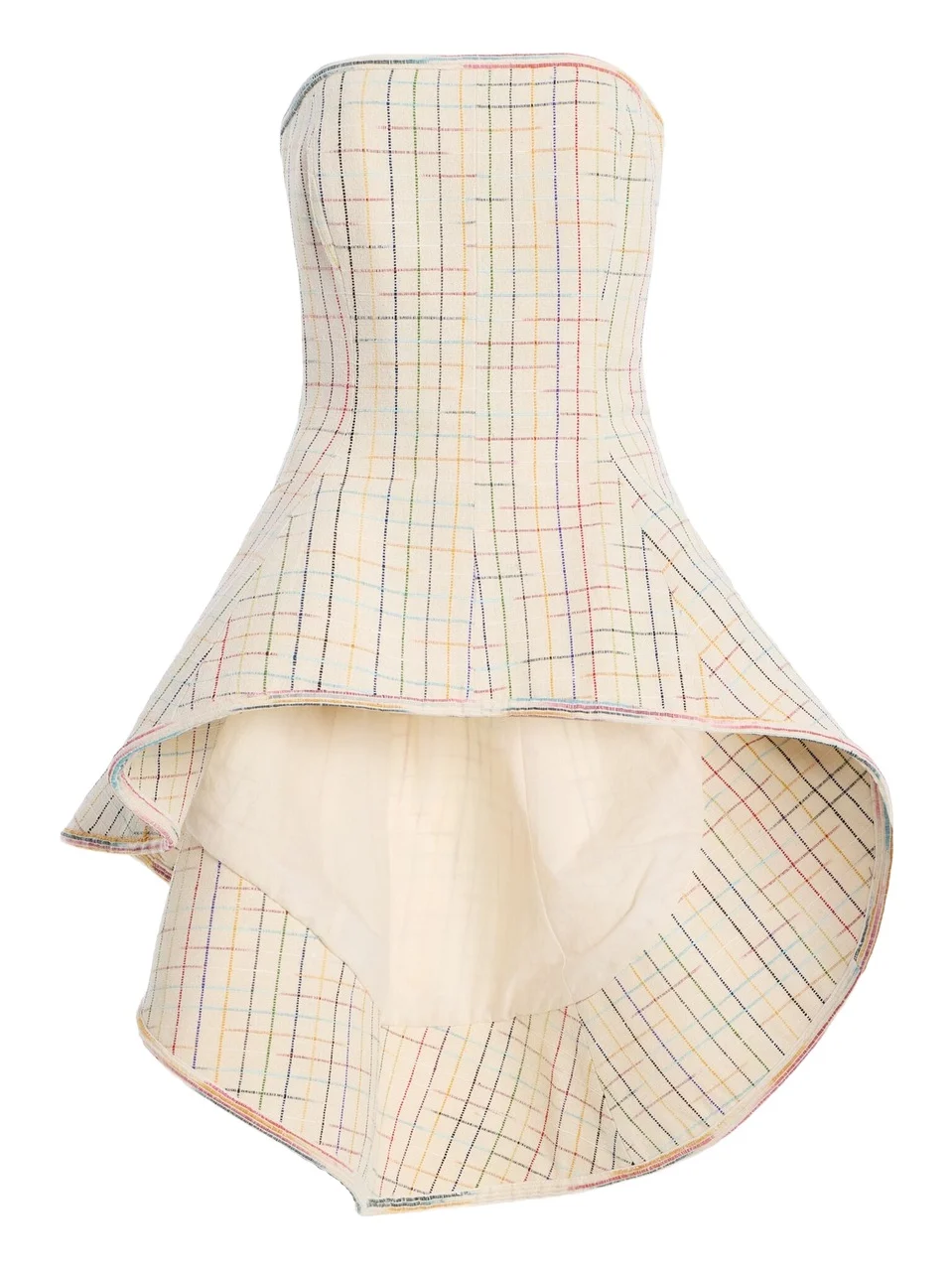 Tilt-A-Whirl Checked Silk Top Tilt-A-Whirl Checked Silk Top