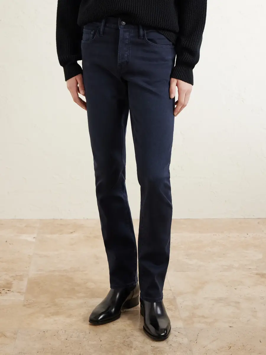Tom Ford Slim-Fit Straight-Leg Cotton-Blend Corduroy Trousers - Men | Thumbnail 3 Tom Ford Slim-Fit Straight-Leg Cotton-Blend Corduroy Trousers - Men | Thumbnail 3