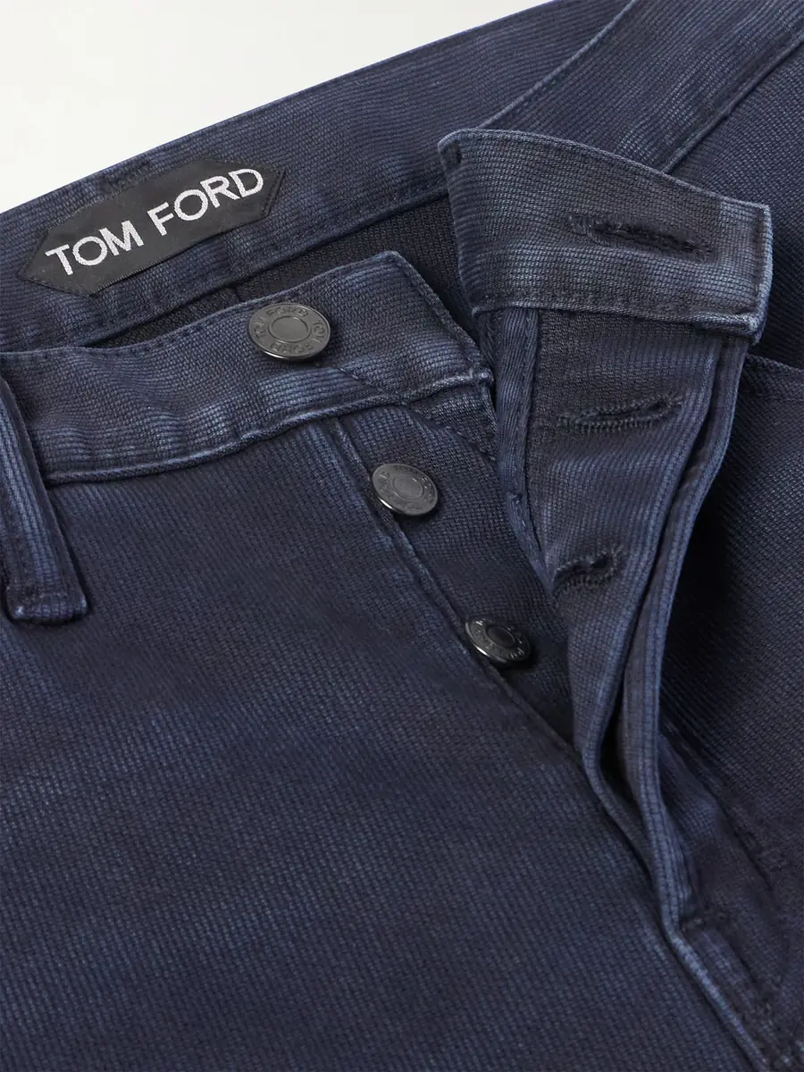 Tom Ford Slim-Fit Straight-Leg Cotton-Blend Corduroy Trousers - Men | Thumbnail 5 Tom Ford Slim-Fit Straight-Leg Cotton-Blend Corduroy Trousers - Men | Thumbnail 5